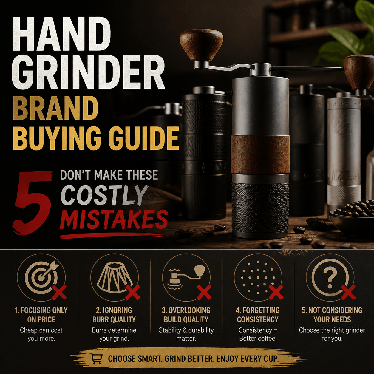 Hand Grinder Brand Buying Guide Don't Make These 5 Costly Mistakes