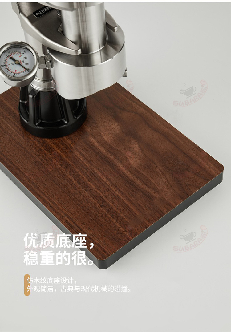 Professional Manual Lever Espresso Machine | 304 Stainless Steel Hand Press Coffee Maker - Detail View 7