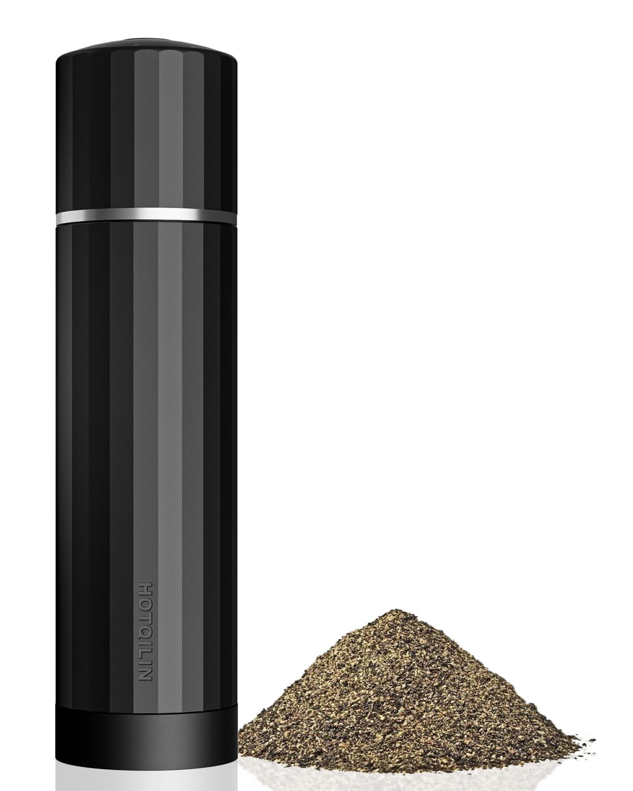 Magnetic Salt and Pepper Grinder Set - Adjustable Coarseness - Detail View 3