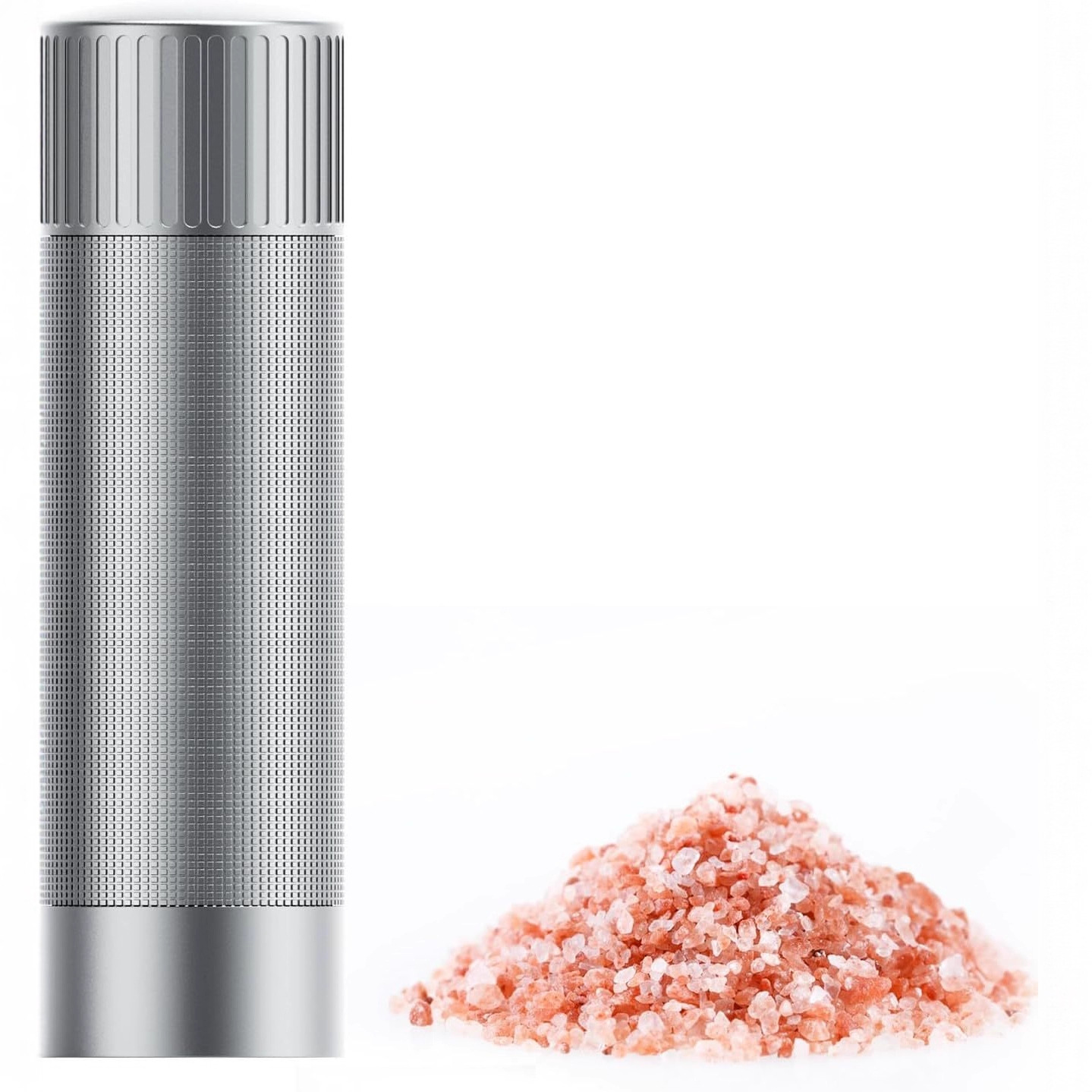 Magnetic Salt and Pepper Grinder Set - Adjustable Coarseness - Detail View 10