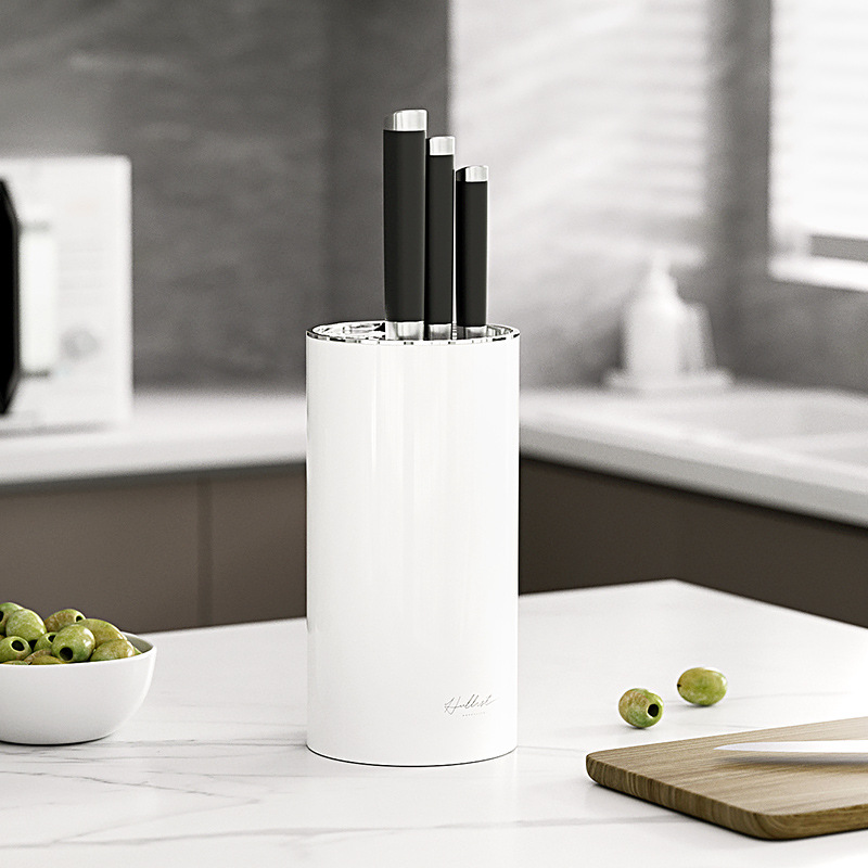 Kitchen Knife Holder YM.6554 - Premium Desktop Knife Stand & Organizer - Detail View 2